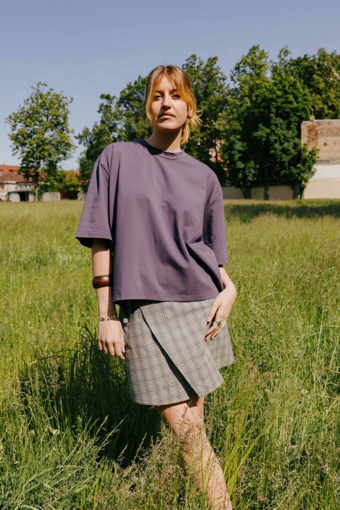 M50 loose fit t-shirt | Plum