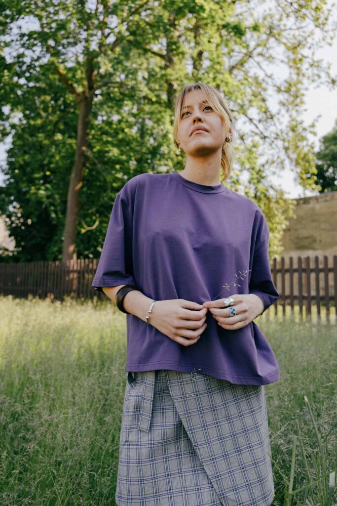 M50 loose fit t-shirt | Plum