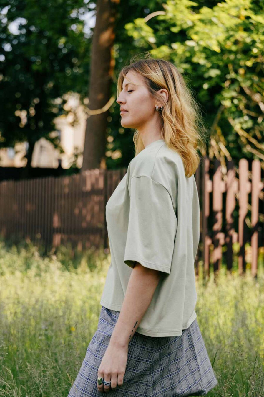 M50 loose fit t-shirt | Green