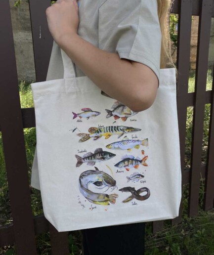 M50 x Zane Veldre Totebag | Fish