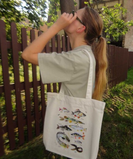 M50 x Zane Veldre Totebag | Fish