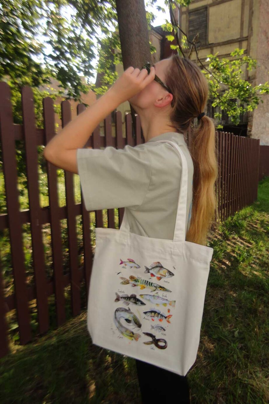 M50 x Zane Veldre Totebag | Fish