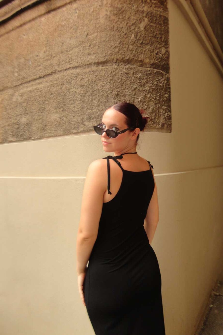 M50 Dress Goddess Reversible | Black