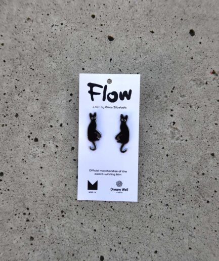 FLOW Cat Earrings – official merch for the film