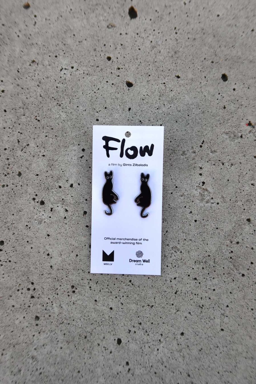 FLOW Cat Earrings – official merch for the film