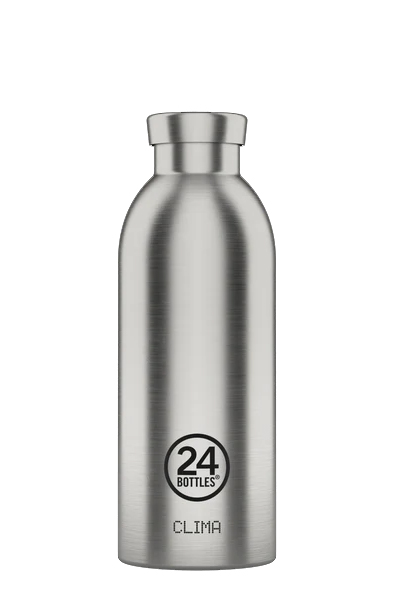 24Bottles Clima Bottle 500ml | Brushed Steel
