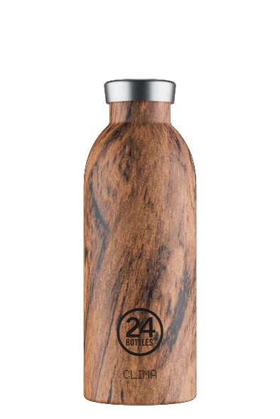 24Bottles Clima Bottle 500ml | Sequoia Wood