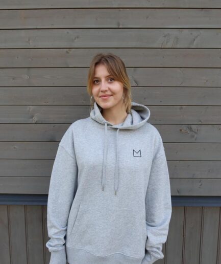 M50 Unisex Relaxed Hoodie | no signal | Heather Grey