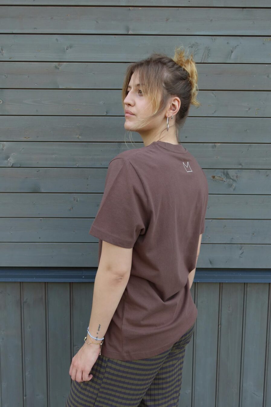 M50 Unisex Organic Cotton T-shirt | no signal | Mocha