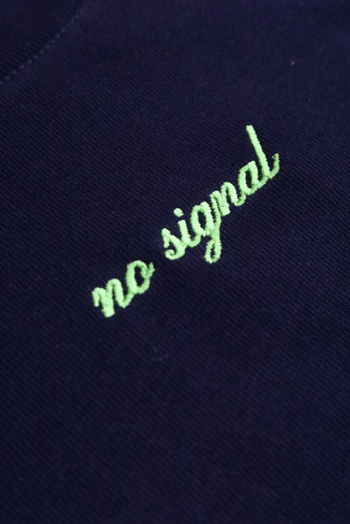M50 Unisex Organic Cotton T-shirt | no signal | Blue