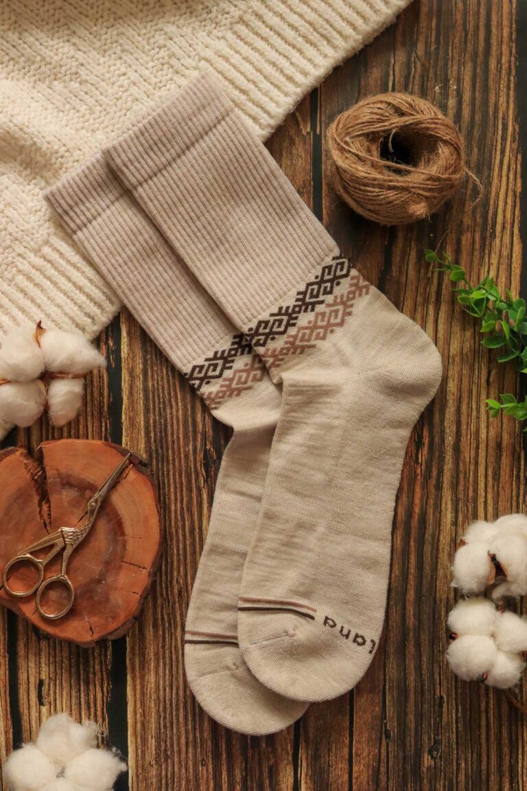 Baltland Everyday Merino Wool Socks | White