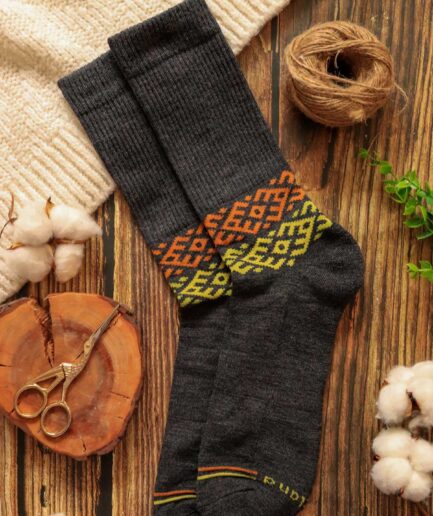 Baltland Ikdienas merino vilnas zeķes ar polsterējumu | Pelēkas