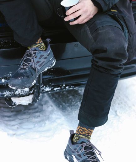 Baltland Ikdienas merino vilnas zeķes ar polsterējumu | Pelēkas