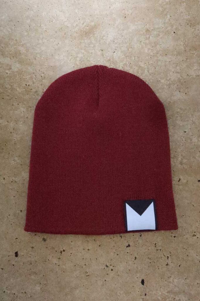 M50 Beanie with reflector | Dark Red