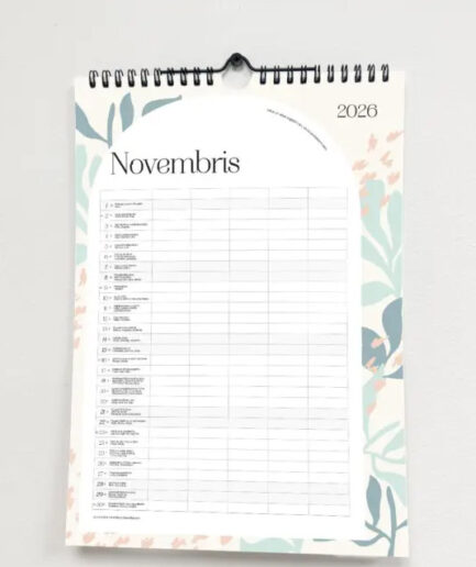 SEIK LAIMĪGAIS SIENAS KALENDĀRS – Darbs un mājas 2026