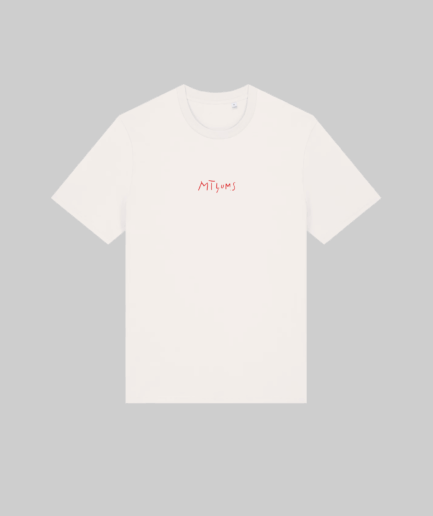 M50 organic cotton T shirt “MĪĻUMS” Unisex fit