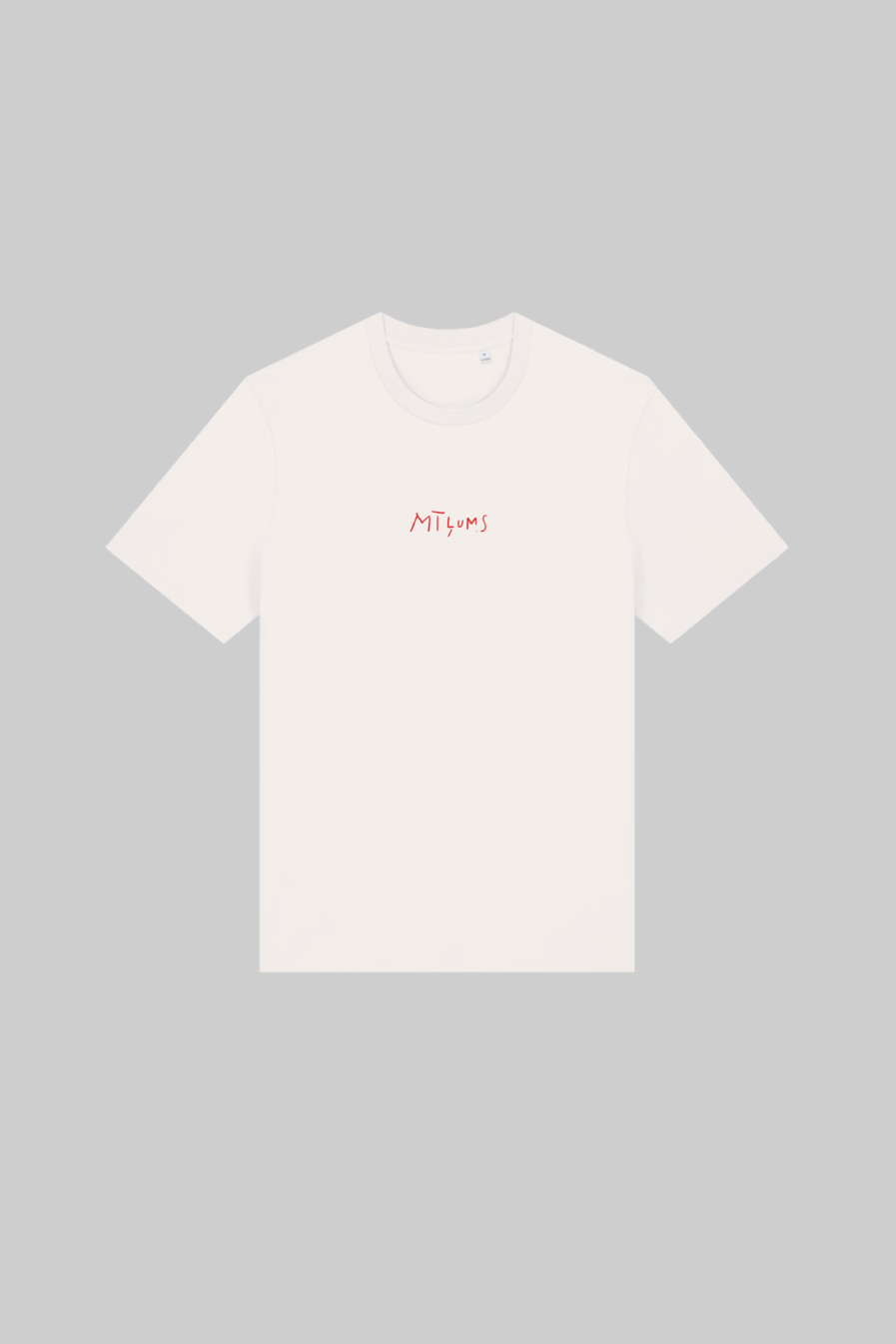 M50 organic cotton T shirt “MĪĻUMS” Unisex fit