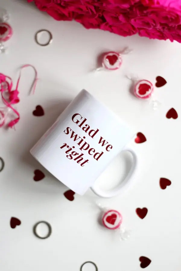SEIK Design mug | Glad we swiped right