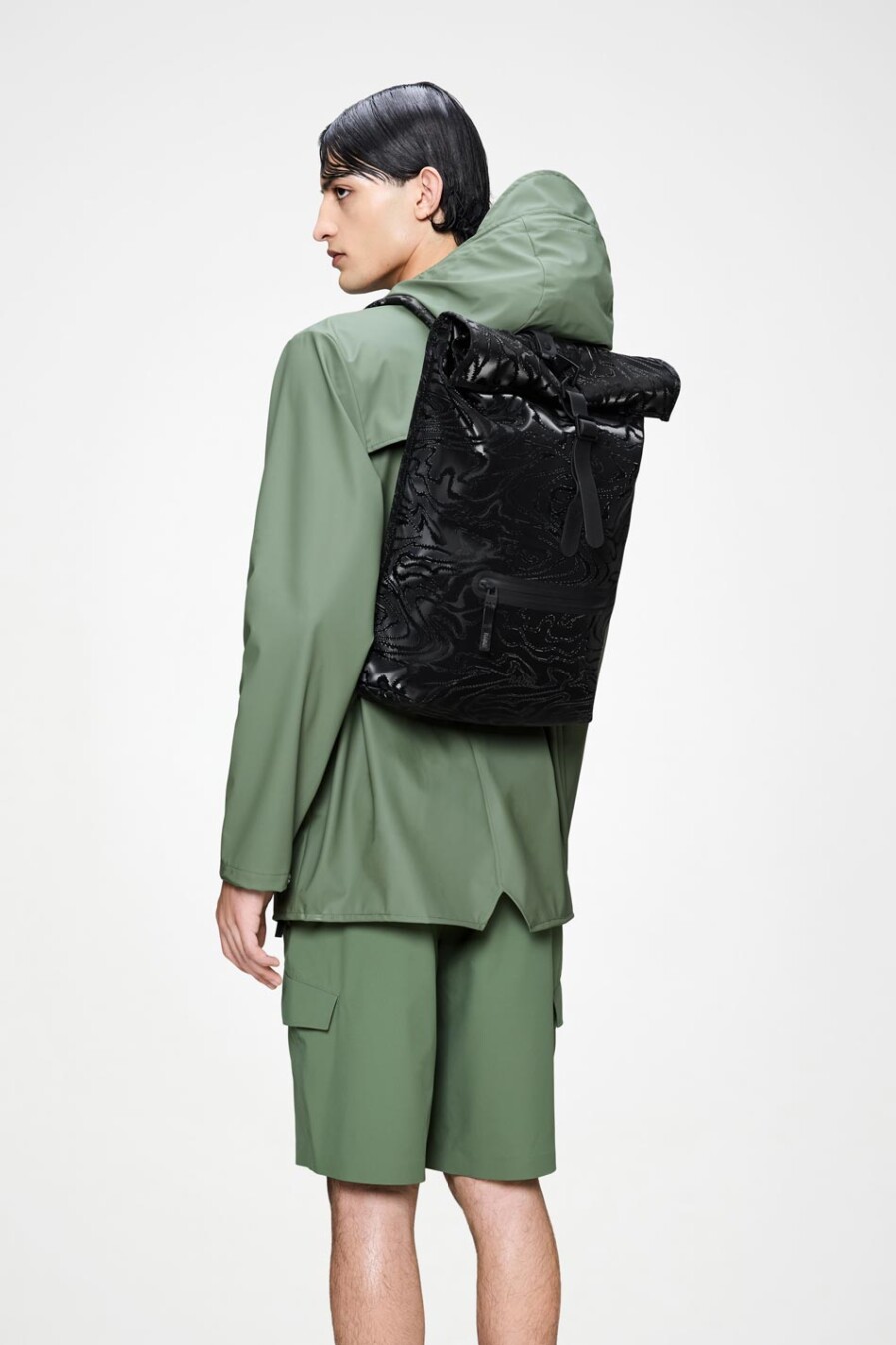 RAINS Rolltop Rucksack W3 | Amp