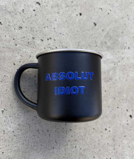 M50 Metal Mug | ABSOLUT IDIOT