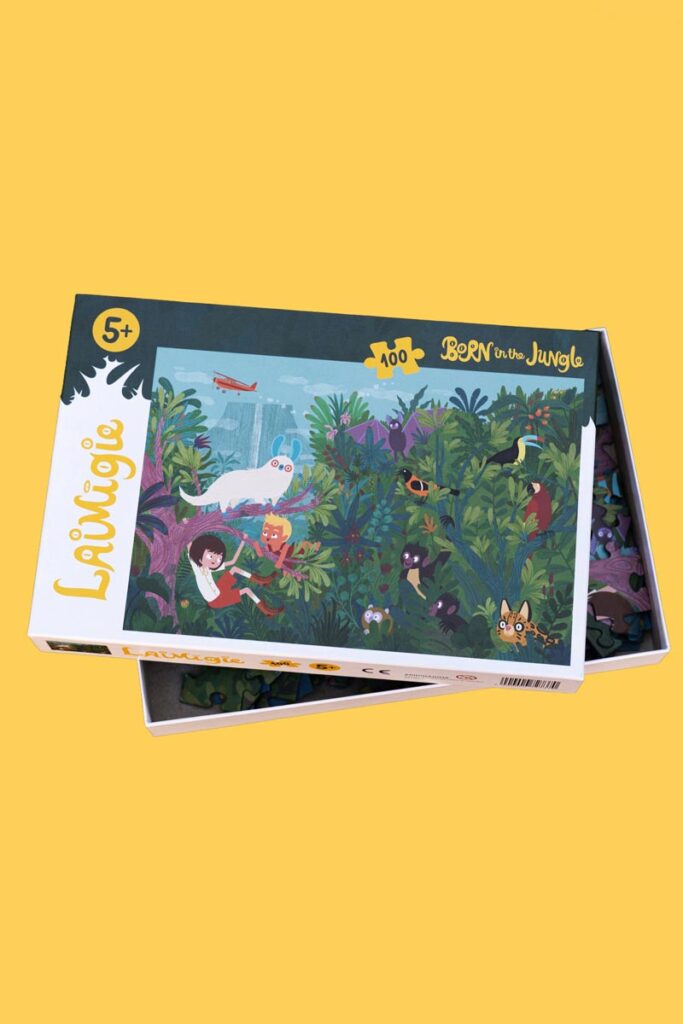 "Born in the Jungle" 100-Piece Children’s Puzzle