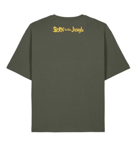 NEKAD NAV GARLAICĪGI MAN"Born in the Jungle" Unisex T-Shirt