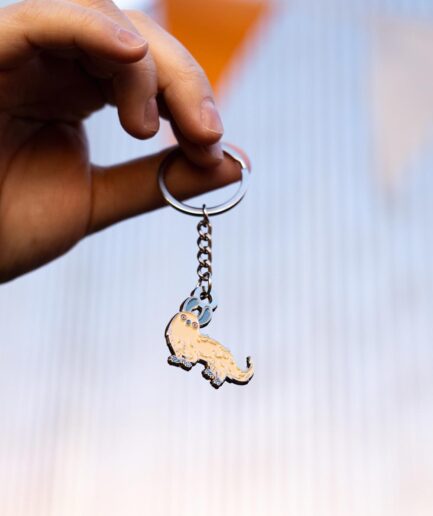 "Born in the Jungle" Keychain  | Fluffy