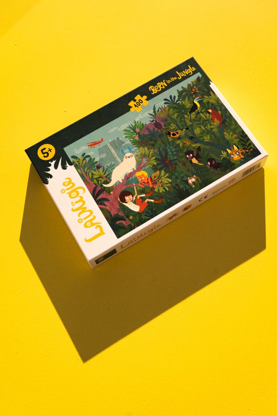 "Born in the Jungle" 100-Piece Children’s Puzzle