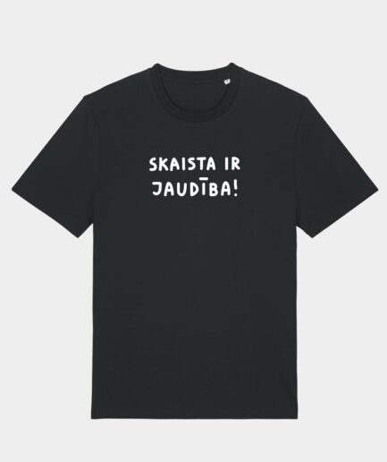iidziiba Organic Catton Unisex T-Shirt | SKAISTA IR JAUDĪBA