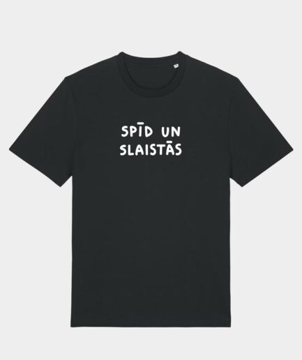 iidziiba Organic Catton Unisex T-Shirt | SPĪD UN SLAISTĀS