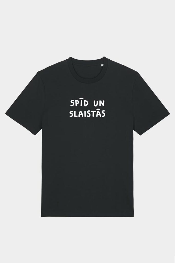 iidziiba Organic Catton Unisex T-Shirt | SPĪD UN SLAISTĀS