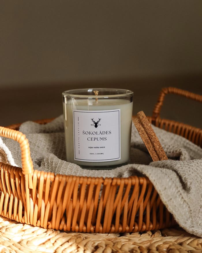Muus Soy Wax Candle | Chocolate Cookie
