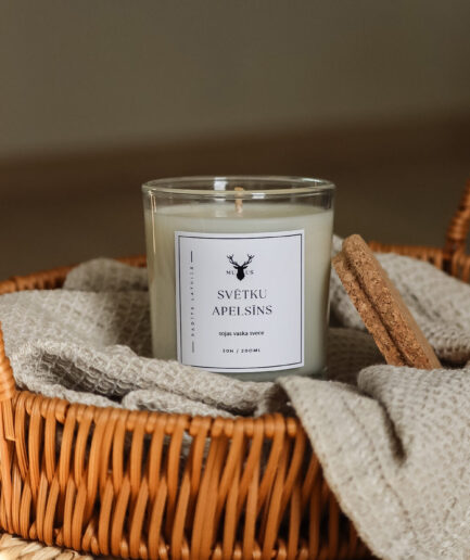 Muus Soy Wax Candle | Festive Orange