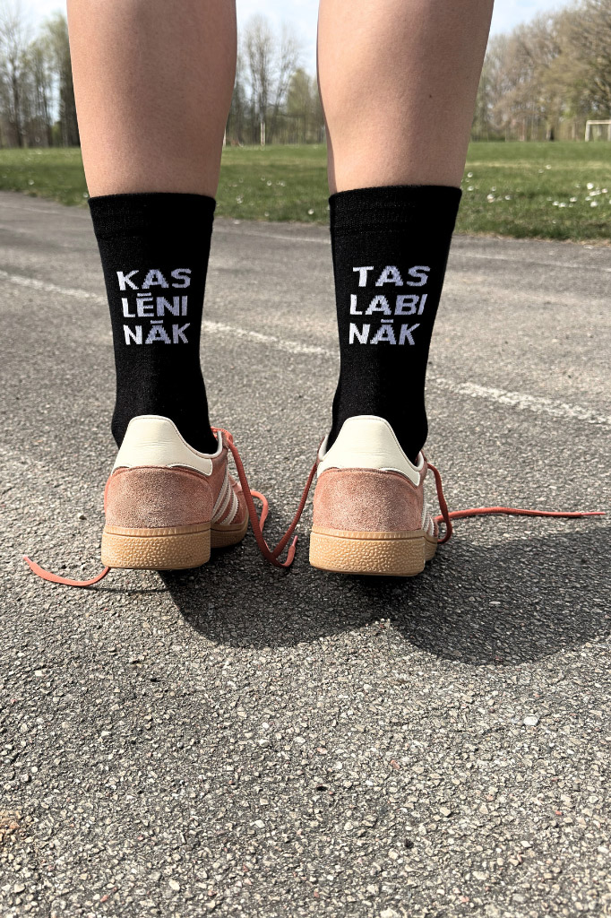 RIIJA Socks Lēni, Labi | Black