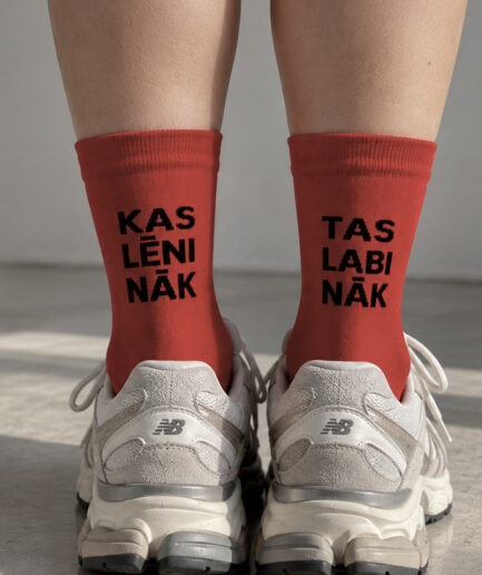 RIIJA Socks Lēni, Labi | Red