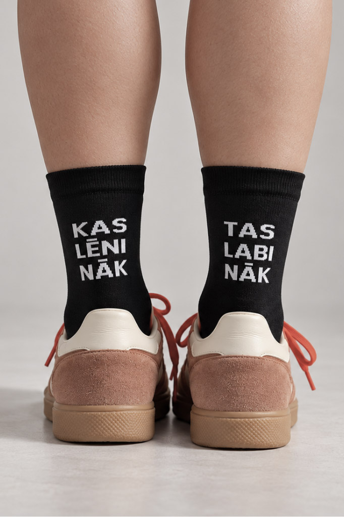 RIIJA Socks Lēni, Labi | Black