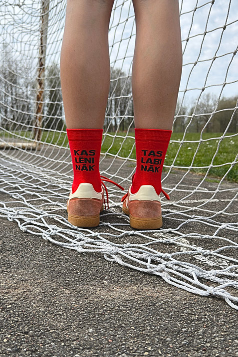 RIIJA Socks Lēni, Labi | Red