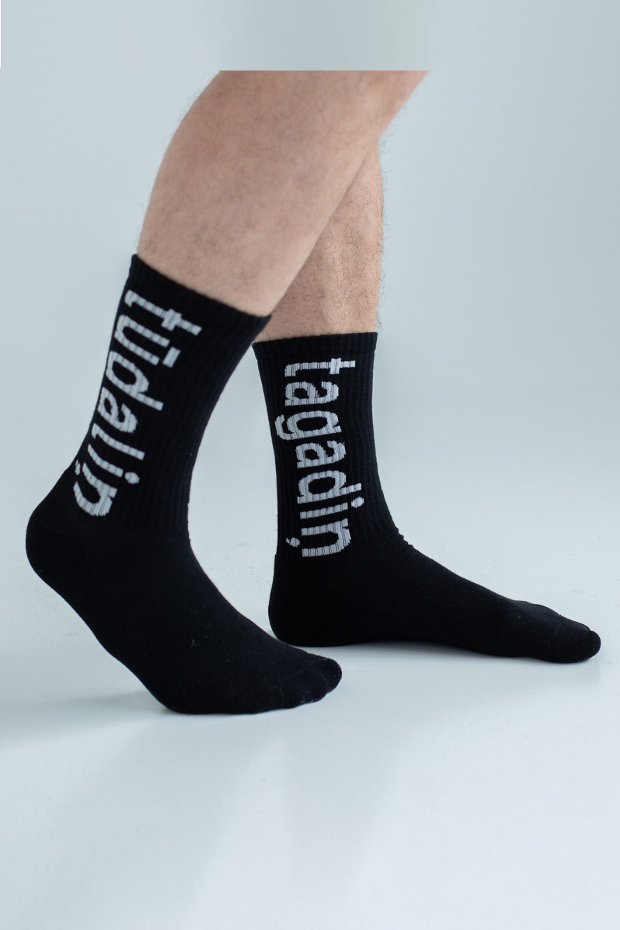 RIIJA Socks Tūdaliņ Tagadiņ | Black