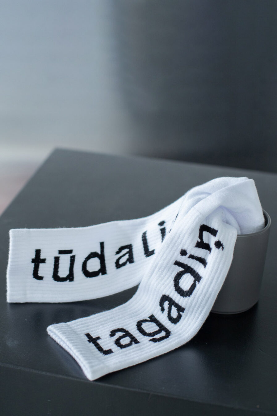 RIIJA Socks Tūdaliņ Tagadiņ | White