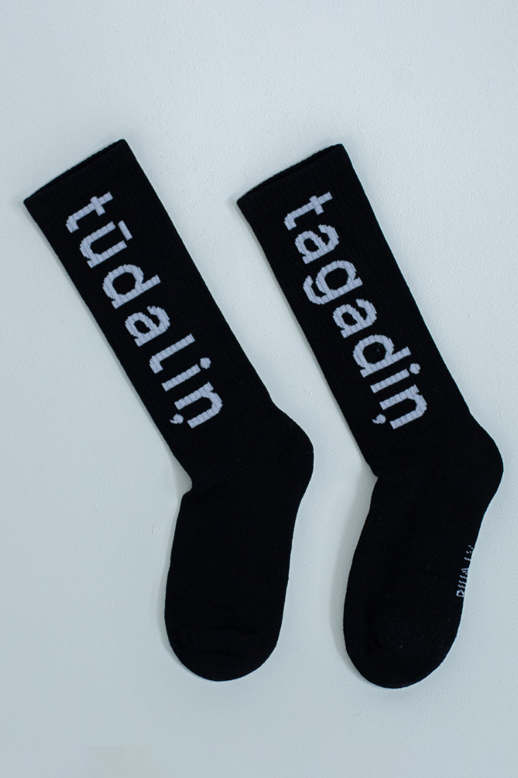 RIIJA Socks Tūdaliņ Tagadiņ | Black