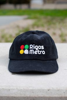 Riga Metro corduroy cap | Black