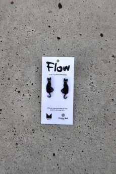 Oficiālie FLOW auskari ar kaķīti
