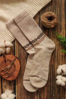 Baltland Ikdienas merino vilnas zeķes ar polsterējumu | Baltas