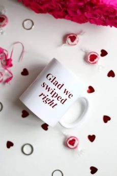SEIK Design mug | Glad we swiped right