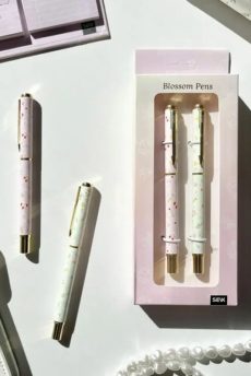 SEIK Ziedošās pildspalvas 2 gab | bēša un rozā