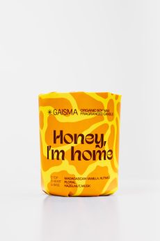 GAISMA 12 Honey, I`m Home Scented Organic Soy Wax Candle