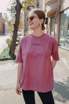 M50 organic cotton T shirt "MĪĻUMS" Unisex fit